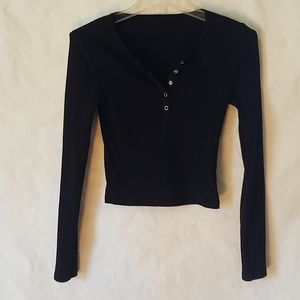 Long sleeve  black top